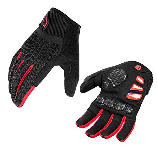 ROCKBROS Fahrradhandschuhe Herren Touchscreen Vollfinger Laufhandschuhe für Damen rutschfest Stoßfest Sport Handschuhe für MTB, Radfahren, Laufen, Joggen von ROCKBROS