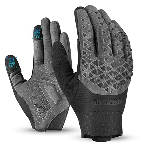 ROCKBROS Fahrradhandschuhe Radsport Handschuhe Herren rutschfest Touchscreen Winterhandschuhe Laufhandschuhe von ROCKBROS