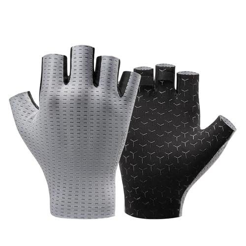ROCKBROS Fahrradhandschuhe Sommer, Fahrrad Handschuhe Fingerlos Herren und Damen, MTB Handschuhe rutschfest und Atmungsaktiv, Sporthandschuhe für Rennrad, Gym, Fitness, Joggen ROCKBROS Fahrradhandschuhe Sommer, Fahrrad Handschuhe Fingerlos Herren und Damen, MTB Handschuhe rutschfest und Atmungsaktiv, Sporthandschuhe für Rennrad, Gym, Fitness, Joggen von ROCKBROS