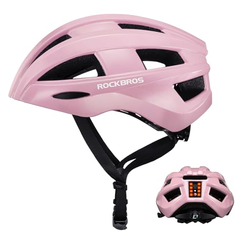 ROCKBROS Fahrradhelm mit Heckleuchte Aufladbarer Leuchthelm für Mountainbike und Straßenrad Sicherheitshelm für Männer und Frauen 55-60cm ROCKBROS Fahrradhelm mit Heckleuchte Aufladbarer Leuchthelm für Mountainbike und Straßenrad Sicherheitshelm für Männer und Frauen 55-60cm von ROCKBROS
