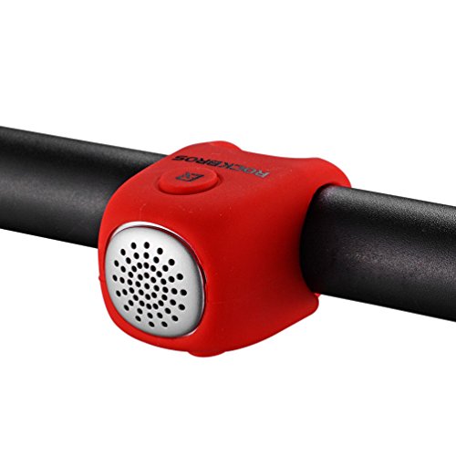 ROCKBROS Fahrradklingel Elektronisch E-Klingel Miniklingel Glocke IPX4 Wasserdicht aus Elastischem Silikon Rot ROCKBROS Fahrradklingel Elektronisch E-Klingel Miniklingel Glocke IPX4 Wasserdicht aus Elastischem Silikon Rot von ROCKBROS