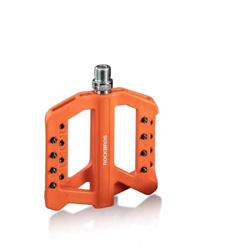 ROCKBROS Fahrradpedale 9/16 Zoll, Mountainbike Pedale aus Nylonfaser rutschfeste Breite Plattform Abgedichtete Lager für Rennrad, MTB, Cityrad ROCKBROS Fahrradpedale 9/16 Zoll, Mountainbike Pedale aus Nylonfaser rutschfeste Breite Plattform Abgedichtete Lager für Rennrad, MTB, Cityrad von ROCKBROS