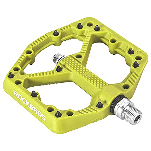 ROCKBROS Fahrradpedale Nylon MTB Pedale rutschfest Verschleißfest 9/16’’ Pedale für MTB, Rennrad, E-Bike ROCKBROS Fahrradpedale Nylon MTB Pedale rutschfest Verschleißfest 9/16’’ Pedale für MTB, Rennrad, E-Bike von ROCKBROS