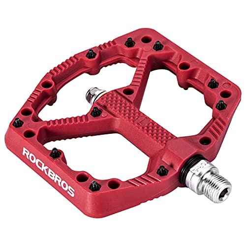ROCKBROS Fahrradpedale Nylon MTB Pedale rutschfest Verschleißfest 9/16’’ Pedale für MTB, Rennrad, E-Bike ROCKBROS Fahrradpedale Nylon MTB Pedale rutschfest Verschleißfest 9/16’’ Pedale für MTB, Rennrad, E-Bike von ROCKBROS