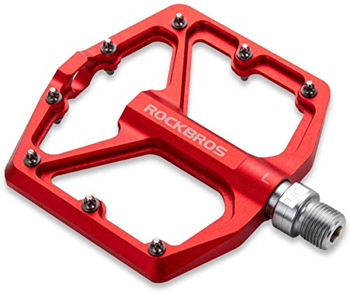 ROCKBROS Fahrradpedale Rennrad Pedale Aluminium Platform Pedale Ultraleicht Antirutsch Fahrrad Pedale 9/16 Zoll für MTB E-Bike Stadtrad ROCKBROS Fahrradpedale Rennrad Pedale Aluminium Platform Pedale Ultraleicht Antirutsch Fahrrad Pedale 9/16 Zoll für MTB E-Bike Stadtrad von ROCKBROS