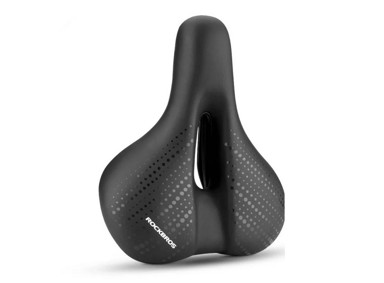 ROCKBROS Fahrradsattel MTB-ergonomischer Fahrradsitz aus Leder - Schwarz-Blau ROCKBROS Fahrradsattel MTB-ergonomischer Fahrradsitz aus Leder - Schwarz-Blau von ROCKBROS