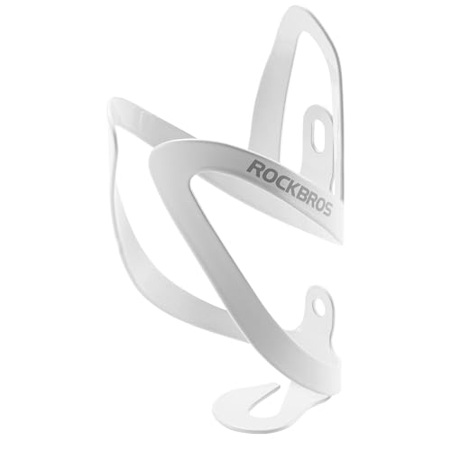 ROCKBROS Flaschenhalter Fahrrad Getränkehalter für Rennrad MTB Trinkflaschenhalter Light Aluminium Wasserflaschenhalter fahrradzubehör Weiß ROCKBROS Flaschenhalter Fahrrad Getränkehalter für Rennrad MTB Trinkflaschenhalter Light Aluminium Wasserflaschenhalter fahrradzubehör Weiß von ROCKBROS