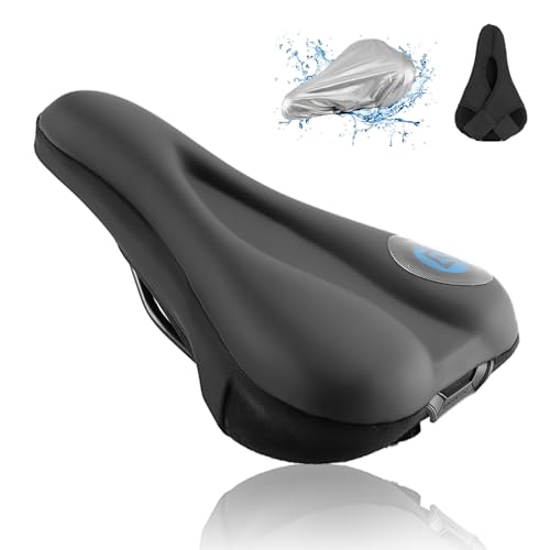 ROCKBROS Gel Sattelbezug Fahrrad Fahrradsattel Gelüberzug Gepolsterter Fahrradsitz mit wasserdichtem Sattelschutz für Männer und Frauen 28cm x 17,5cm Blau ROCKBROS Gel Sattelbezug Fahrrad Fahrradsattel Gelüberzug Gepolsterter Fahrradsitz mit wasserdichtem Sattelschutz für Männer und Frauen 28cm x 17,5cm Blau von ROCKBROS