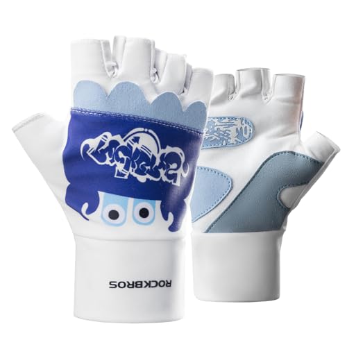 ROCKBROS Kinder Halbfinger Fahrradhandschuhe Fingerlose Warm Handschuhe für Kinder Jungen Mädchen Scooter Fahrrad ROCKBROS Kinder Halbfinger Fahrradhandschuhe Fingerlose Warm Handschuhe für Kinder Jungen Mädchen Scooter Fahrrad von ROCKBROS