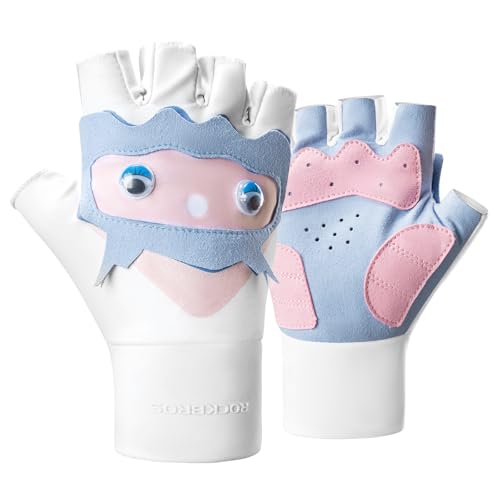 ROCKBROS Kinder Halbfinger Fahrradhandschuhe Fingerlose Warm Handschuhe für Kinder Jungen Mädchen Scooter Fahrrad ROCKBROS Kinder Halbfinger Fahrradhandschuhe Fingerlose Warm Handschuhe für Kinder Jungen Mädchen Scooter Fahrrad von ROCKBROS