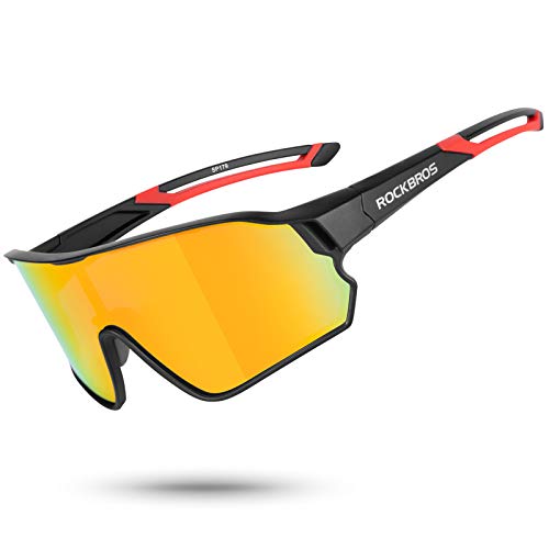 ROCKBROS Fahrradbrillen Sonnenbrille Polarisierte UV400 Damen Herren Windschutzbrille Sportbrille Radbrille zum Radfahren ROCKBROS Fahrradbrillen Sonnenbrille Polarisierte UV400 Damen Herren Windschutzbrille Sportbrille Radbrille zum Radfahren von ROCKBROS