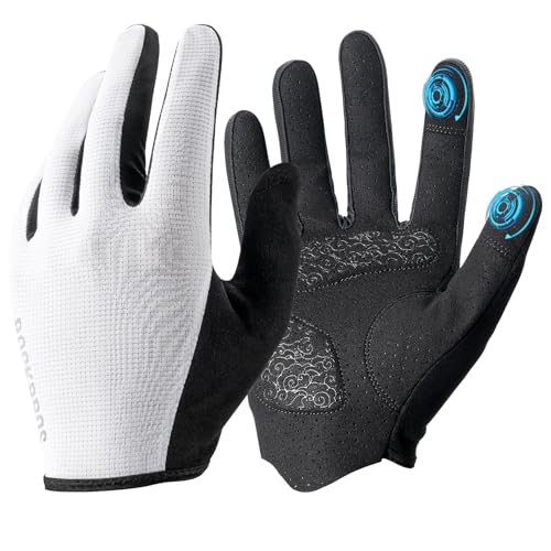 ROCKBROS Road-to-Sky Fahrrad Handschuhe Frühling Sommer Fahrradhandschuhe Touchscreen Atmungsaktive Stoßfeste Laufhandschuhe Damen/Herren für Radfahren, Laufen, Fitness, Wandern Weiß L ROCKBROS Road-to-Sky Fahrrad Handschuhe Frühling Sommer Fahrradhandschuhe Touchscreen Atmungsaktive Stoßfeste Laufhandschuhe Damen/Herren für Radfahren, Laufen, Fitness, Wandern Weiß L von ROCKBROS