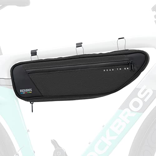 ROCKBROS Road-to-Sky Fahrrad Rahmentasche Reflektierende Wasserabweisende Fahrradtasche für Rahmen 2L Dreieckstasche für MTB/Rennrad/Gravelbike Schwarz ROCKBROS Road-to-Sky Fahrrad Rahmentasche Reflektierende Wasserabweisende Fahrradtasche für Rahmen 2L Dreieckstasche für MTB/Rennrad/Gravelbike Schwarz von ROCKBROS