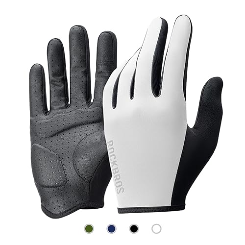 ROCKBROS Road to Sky Handschuhe Fahrrad Fahrradhandschuhe Touchscreen Vollfinger Atmungsaktive rutschfeste Handschuhe Frühling Sommer für Radfahren Laufen Fitness Damen Herren Weiß M ROCKBROS Road to Sky Handschuhe Fahrrad Fahrradhandschuhe Touchscreen Vollfinger Atmungsaktive rutschfeste Handschuhe Frühling Sommer für Radfahren Laufen Fitness Damen Herren Weiß M von ROCKBROS