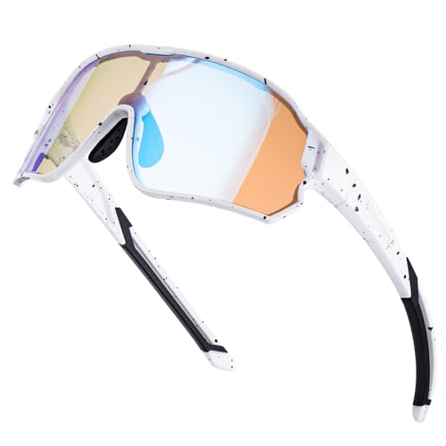 ROCKBROS Selbsttönende Fahrradbrille Sportbrille Jugendliche Sonnenbrille Kinder Radbrille UV400 Schutz Fahrrad 4 Farben mit TR90 Rahmen ROCKBROS Selbsttönende Fahrradbrille Sportbrille Jugendliche Sonnenbrille Kinder Radbrille UV400 Schutz Fahrrad 4 Farben mit TR90 Rahmen von ROCKBROS