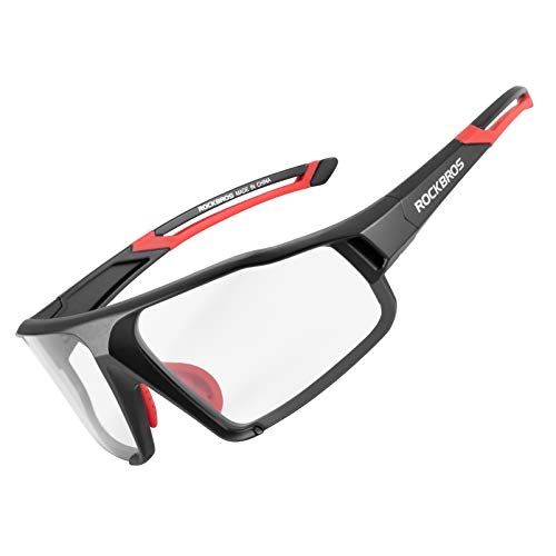ROCKBROS Photochrome Sonnenbrille Fahrradbrille mit UV400 Schutz Sportbrille Radbrille für Outdoor-Aktivitäten wie Radfahren Autofahren Klettern Angeln Golf Unisex ROCKBROS Photochrome Sonnenbrille Fahrradbrille mit UV400 Schutz Sportbrille Radbrille für Outdoor-Aktivitäten wie Radfahren Autofahren Klettern Angeln Golf Unisex von ROCKBROS