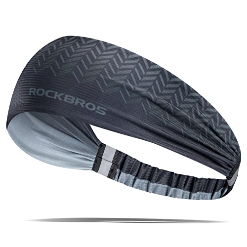 ROCKBROS Sport Stirnbänder Herren Damen, Wicking Schweißband Stirn Elastisch rutschfest Haarband Atmungsaktiv Laufstirnband ROCKBROS Sport Stirnbänder Herren Damen, Wicking Schweißband Stirn Elastisch rutschfest Haarband Atmungsaktiv Laufstirnband von ROCKBROS