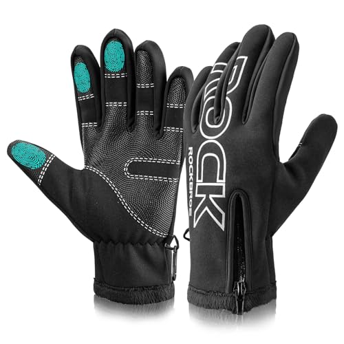 ROCKBROS Winter Fahrradhandschuhe Herren Touchscreen Laufhandschuhe Winddicht Warm Wasserabweisend zum Radfahren, Laufen, Ebikes, Wandern, Skifahren M L XL XXL ROCKBROS Winter Fahrradhandschuhe Herren Touchscreen Laufhandschuhe Winddicht Warm Wasserabweisend zum Radfahren, Laufen, Ebikes, Wandern, Skifahren M L XL XXL von ROCKBROS