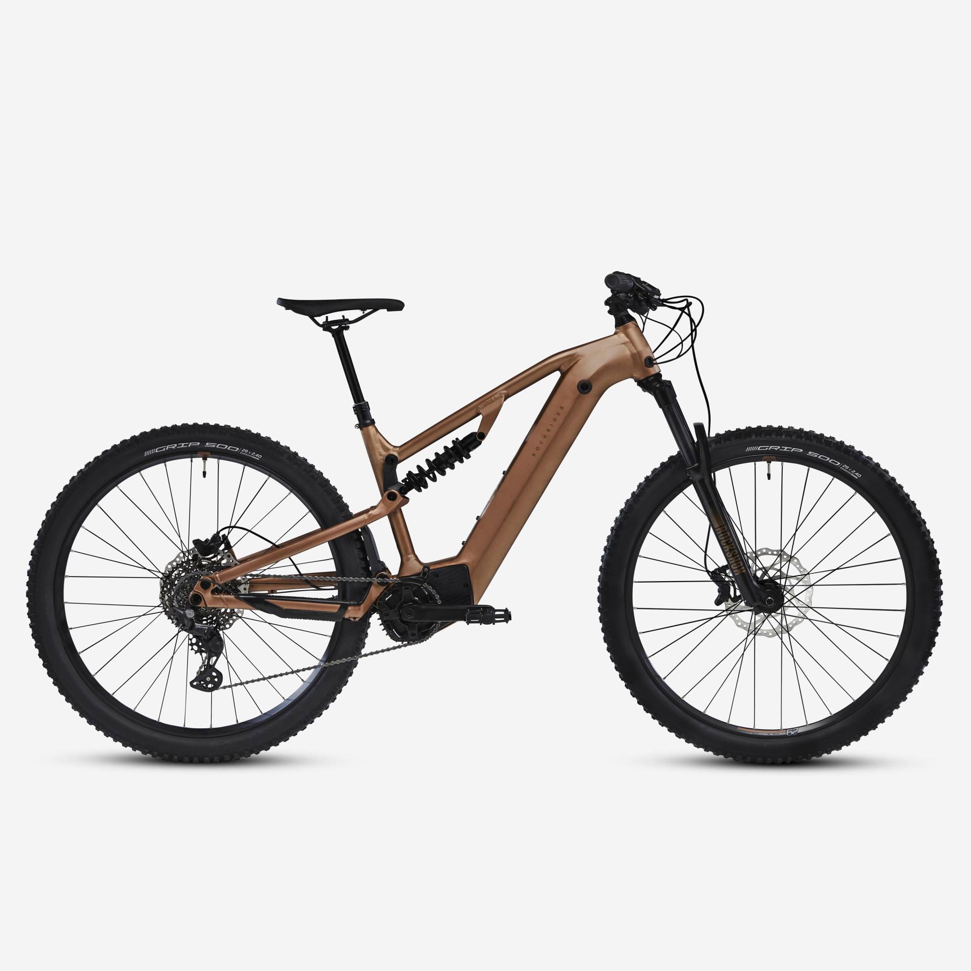 E-Mountainbike E-Expl 700 Fully 29 Zoll Kupfer E-Mountainbike E-Expl 700 Fully 29 Zoll Kupfer von ROCKRIDER
