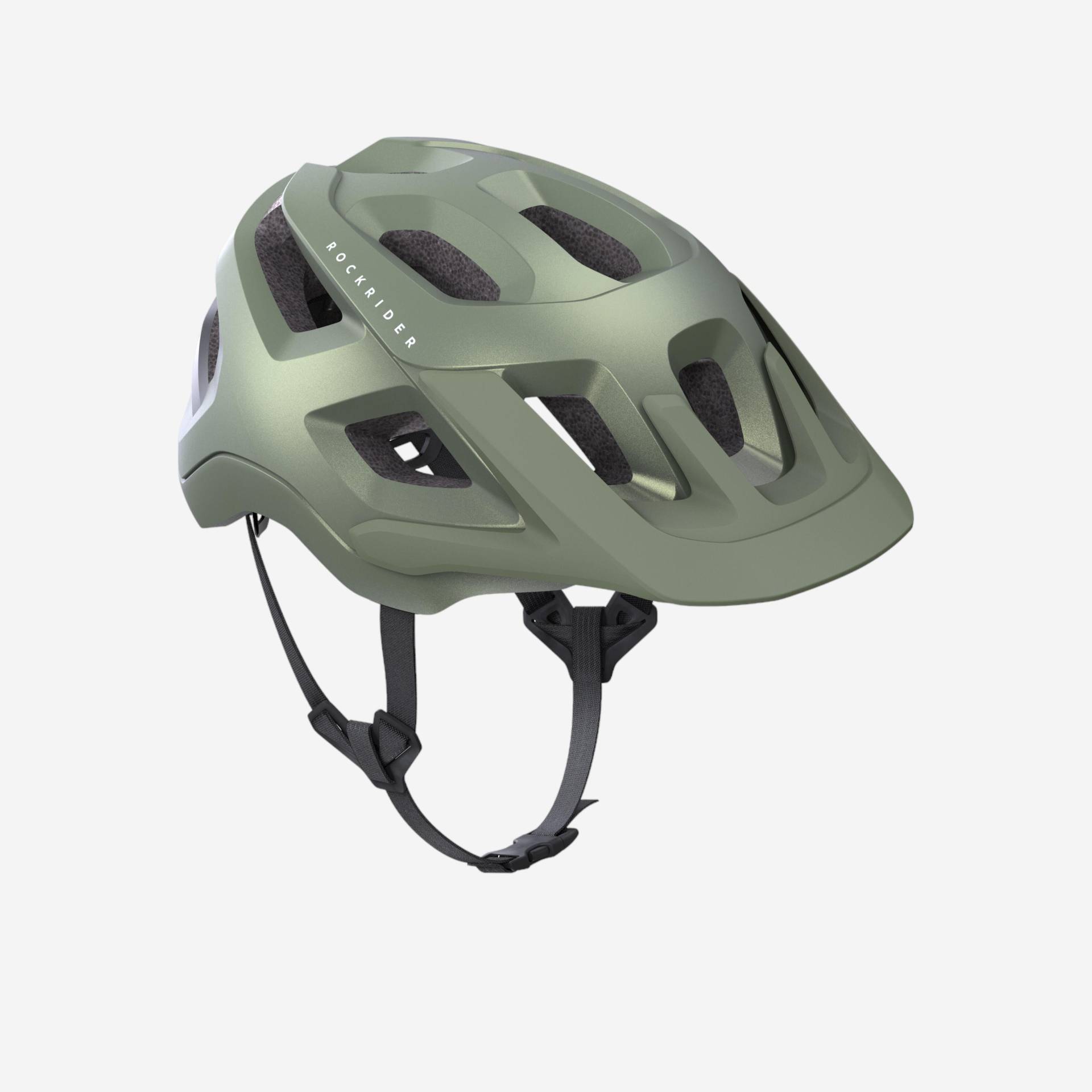 Erwachsene MTB Fahrradhelm - Expl 500 grün von ROCKRIDER