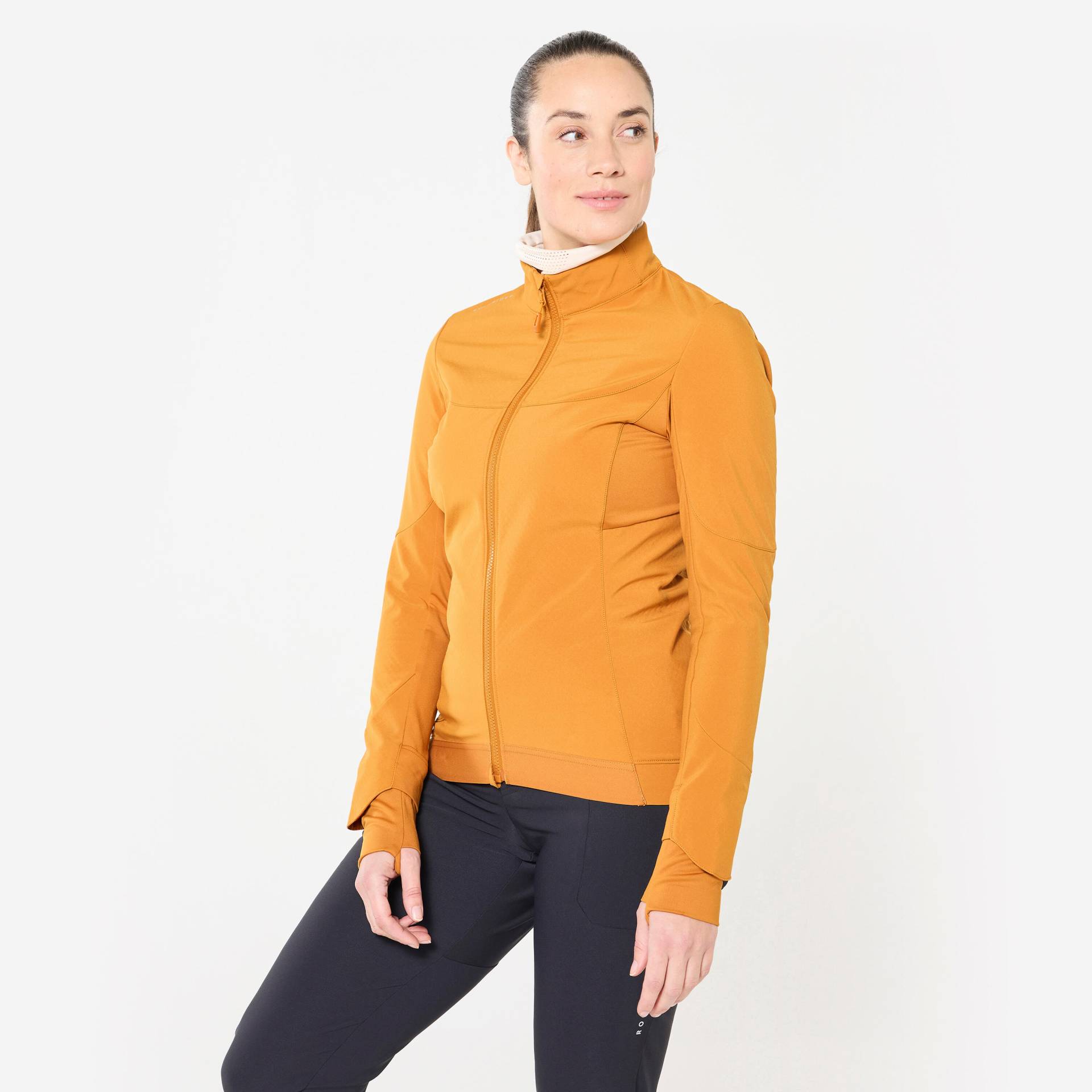 Fahrrad Winterjacke MTB Damen braun Fahrrad Winterjacke MTB Damen braun von ROCKRIDER