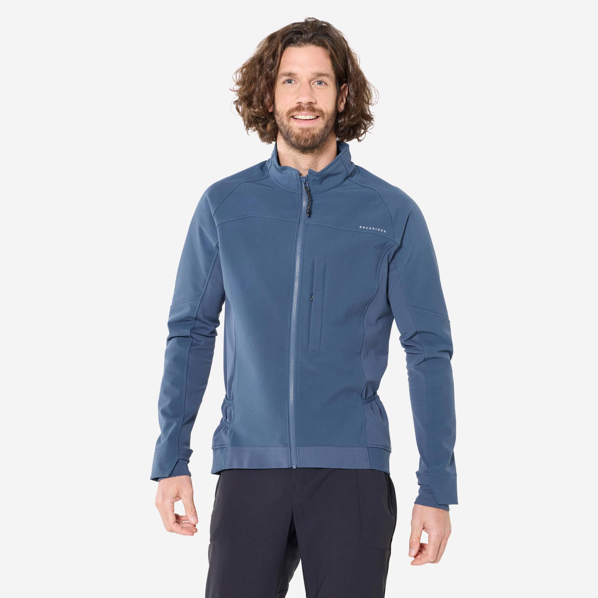 Fahrrad Winterjacke MTB Herren blau Fahrrad Winterjacke MTB Herren blau von ROCKRIDER