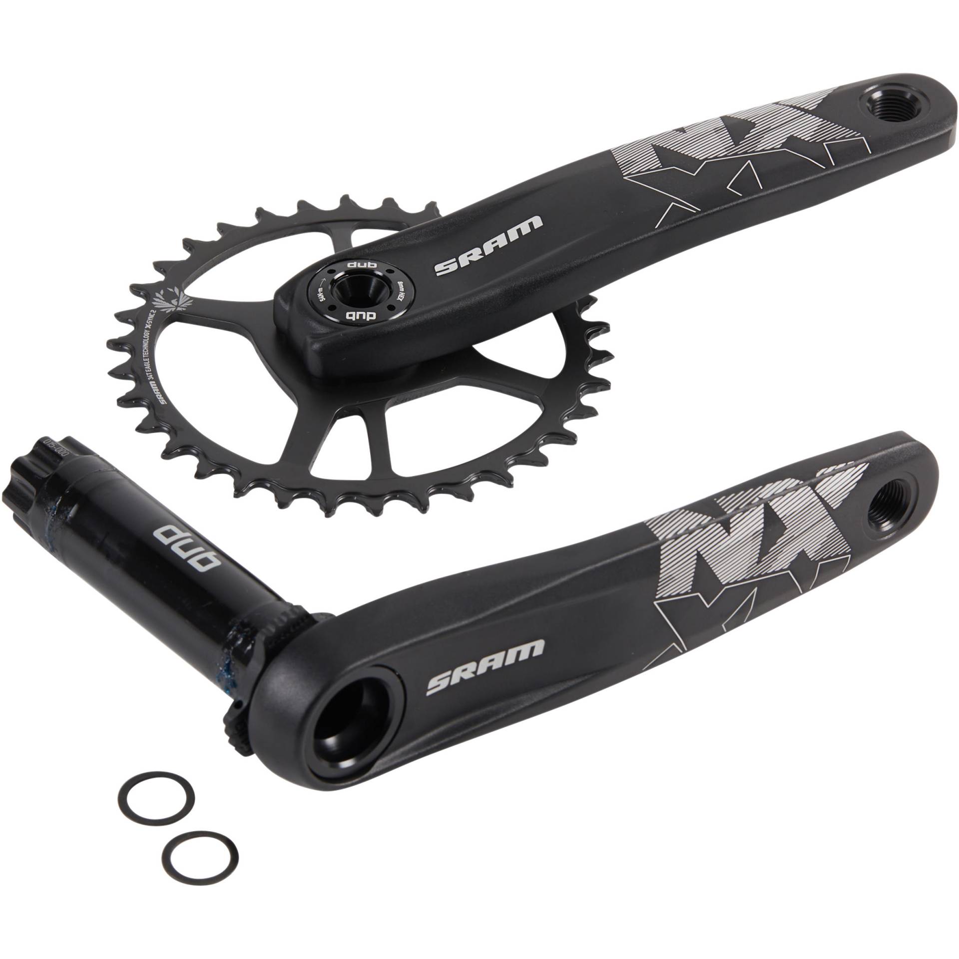 Kurbelgarnitur MTB SRAM NX EAGLE DUB™ 34 Zähne 170 mm von ROCKRIDER