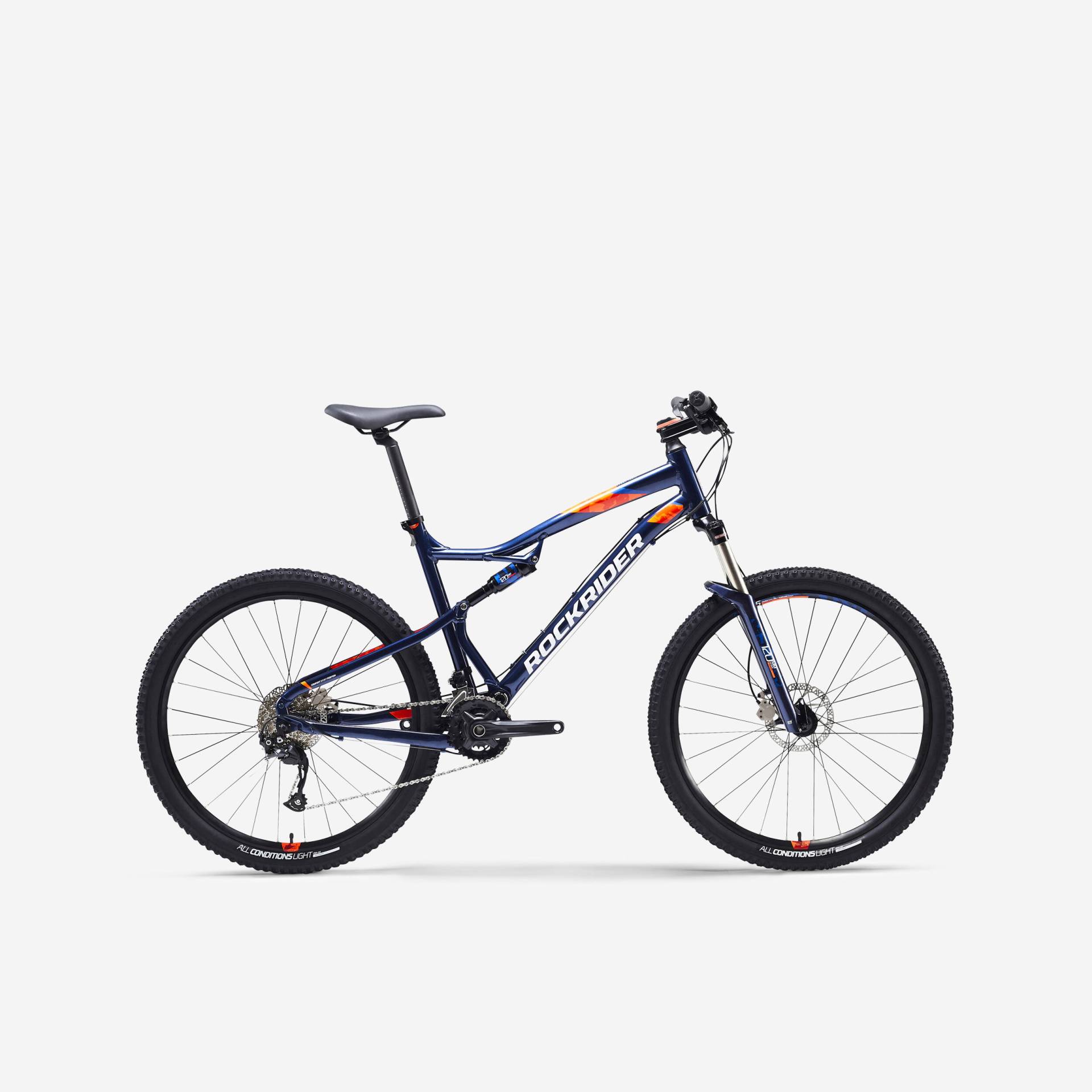 Mountainbike 27.5 Zoll ST 540 S blau/orange von ROCKRIDER