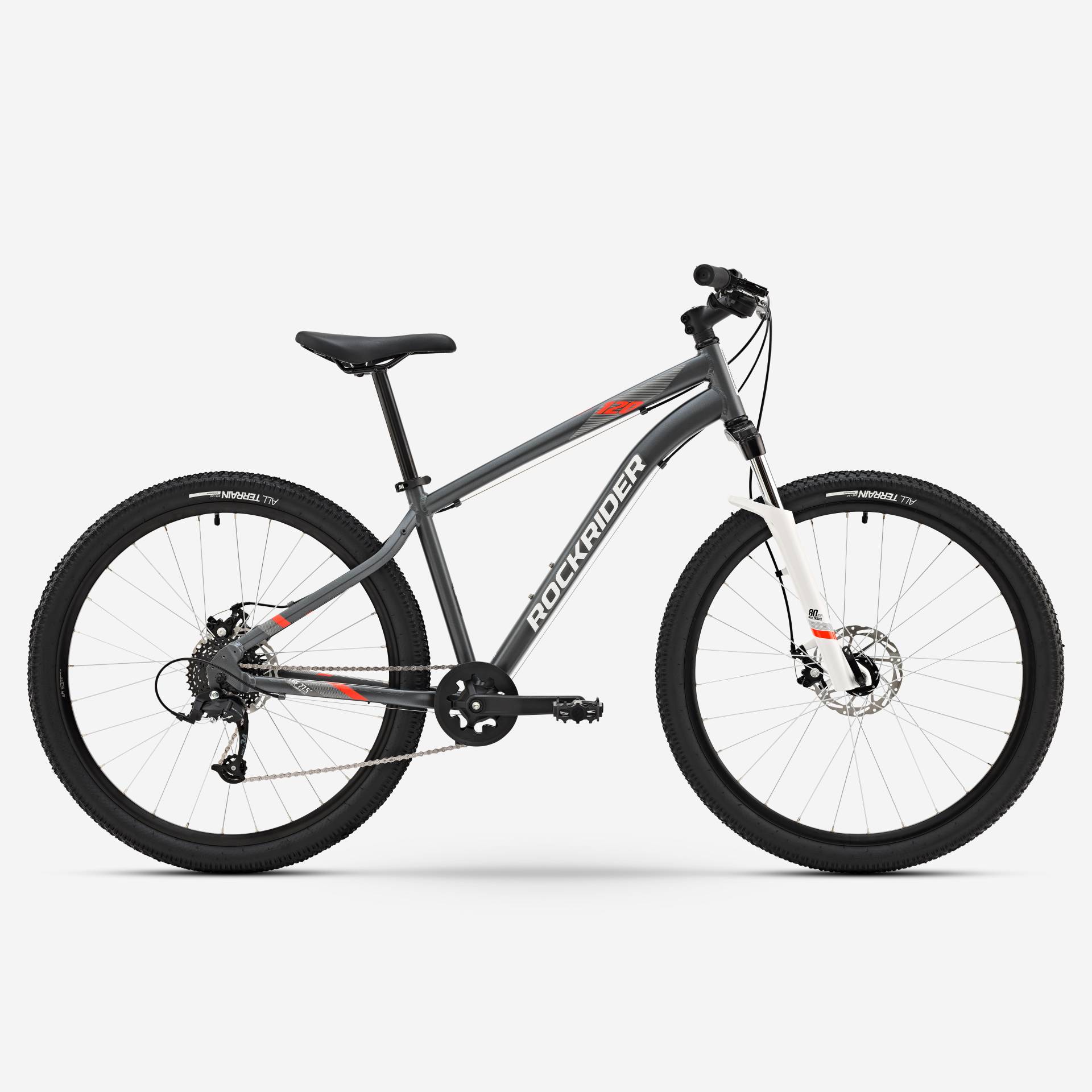 Mountainbike Trekking ST 120 27.5 Zoll Grau/Orange Mountainbike Trekking ST 120 27.5 Zoll Grau/Orange von ROCKRIDER