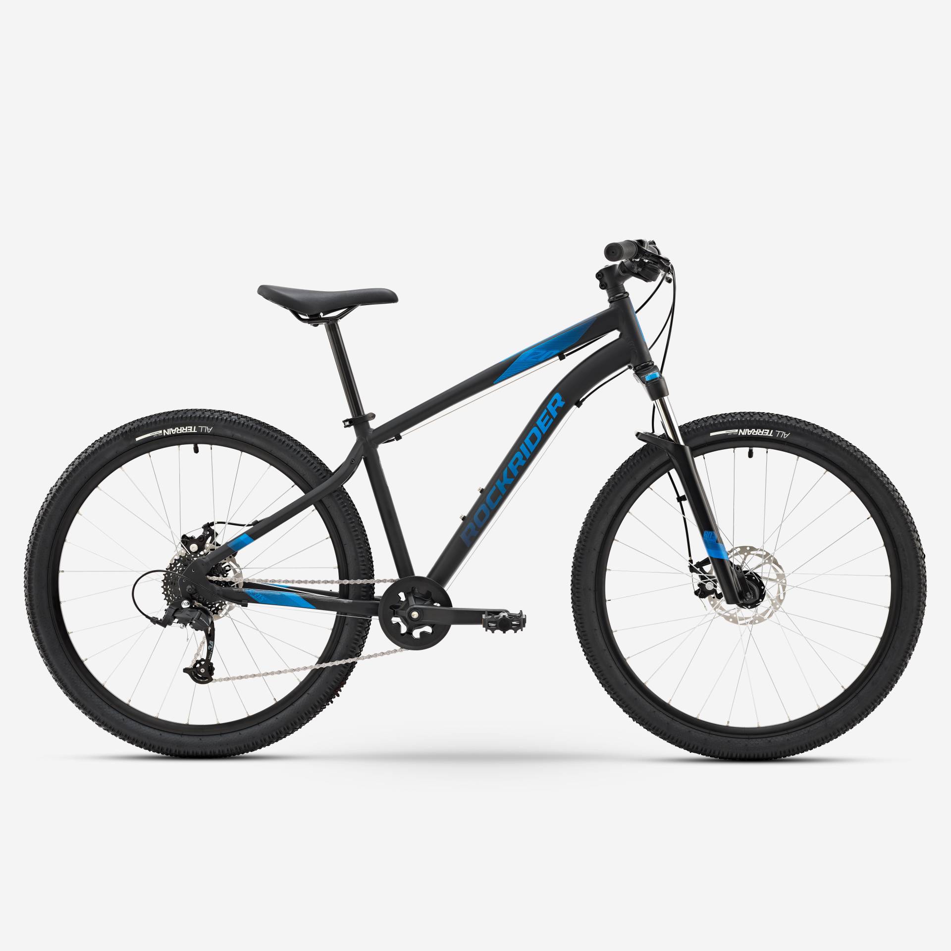 Mountainbike Trekking ST120 27.5 Zoll schwarz/blau von ROCKRIDER