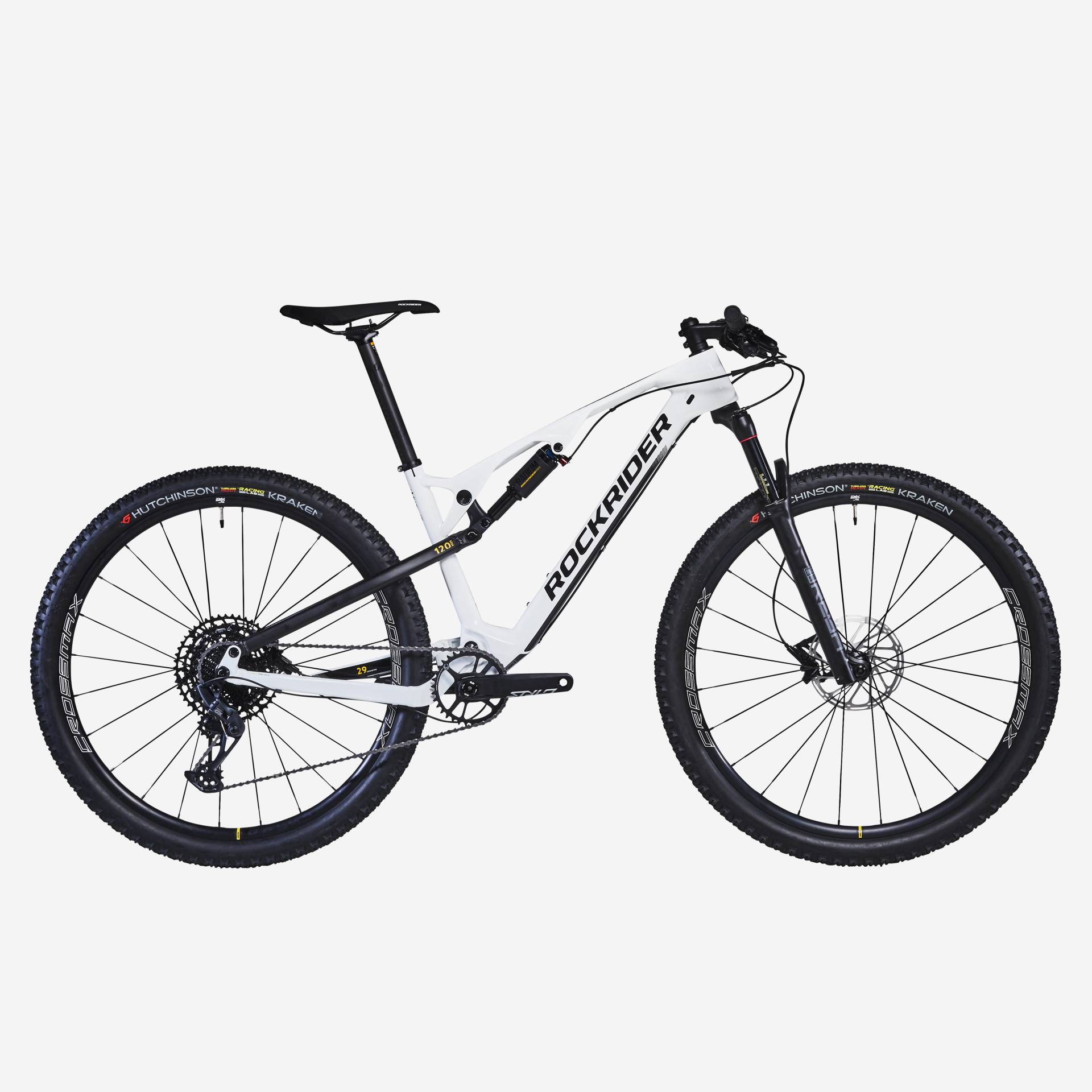 Mountainbike XC 900 S SRAM GX Eagle Carbon und Aluminium 29 Zoll Weiß Mountainbike XC 900 S SRAM GX Eagle Carbon und Aluminium 29 Zoll Weiß von ROCKRIDER