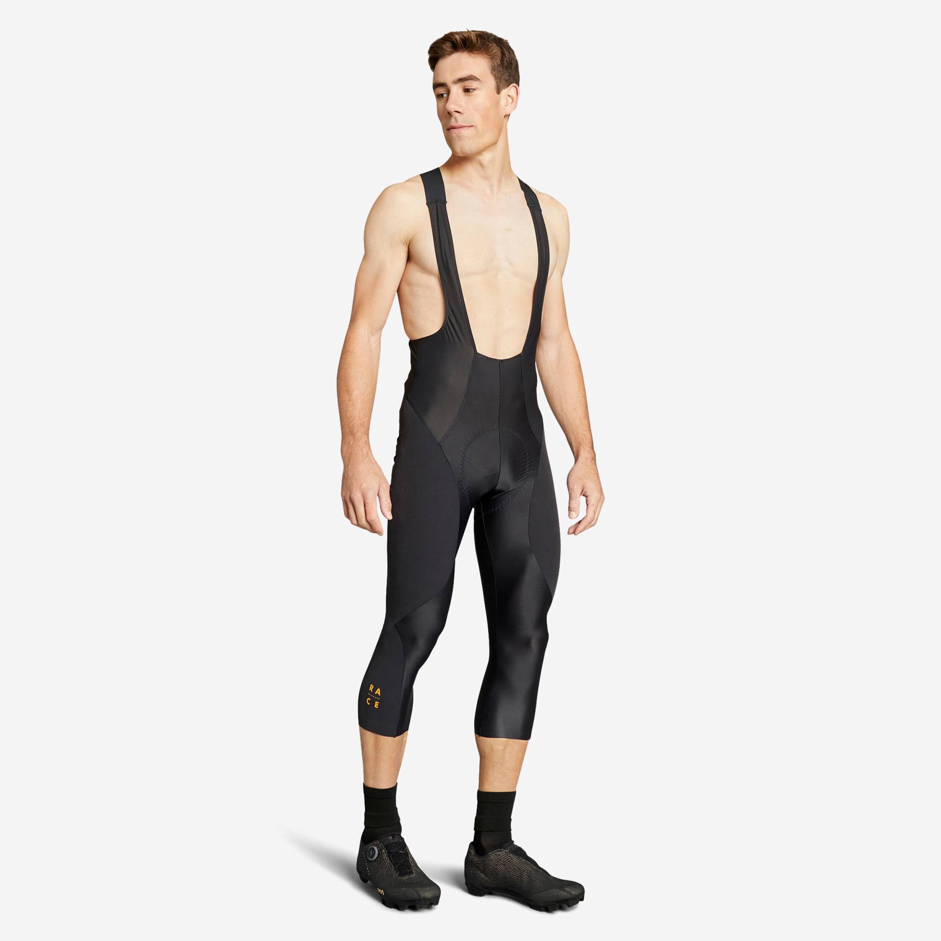 Radhose MTB 3/4 Race schwarz/gelb Radhose MTB 3/4 Race schwarz/gelb von ROCKRIDER