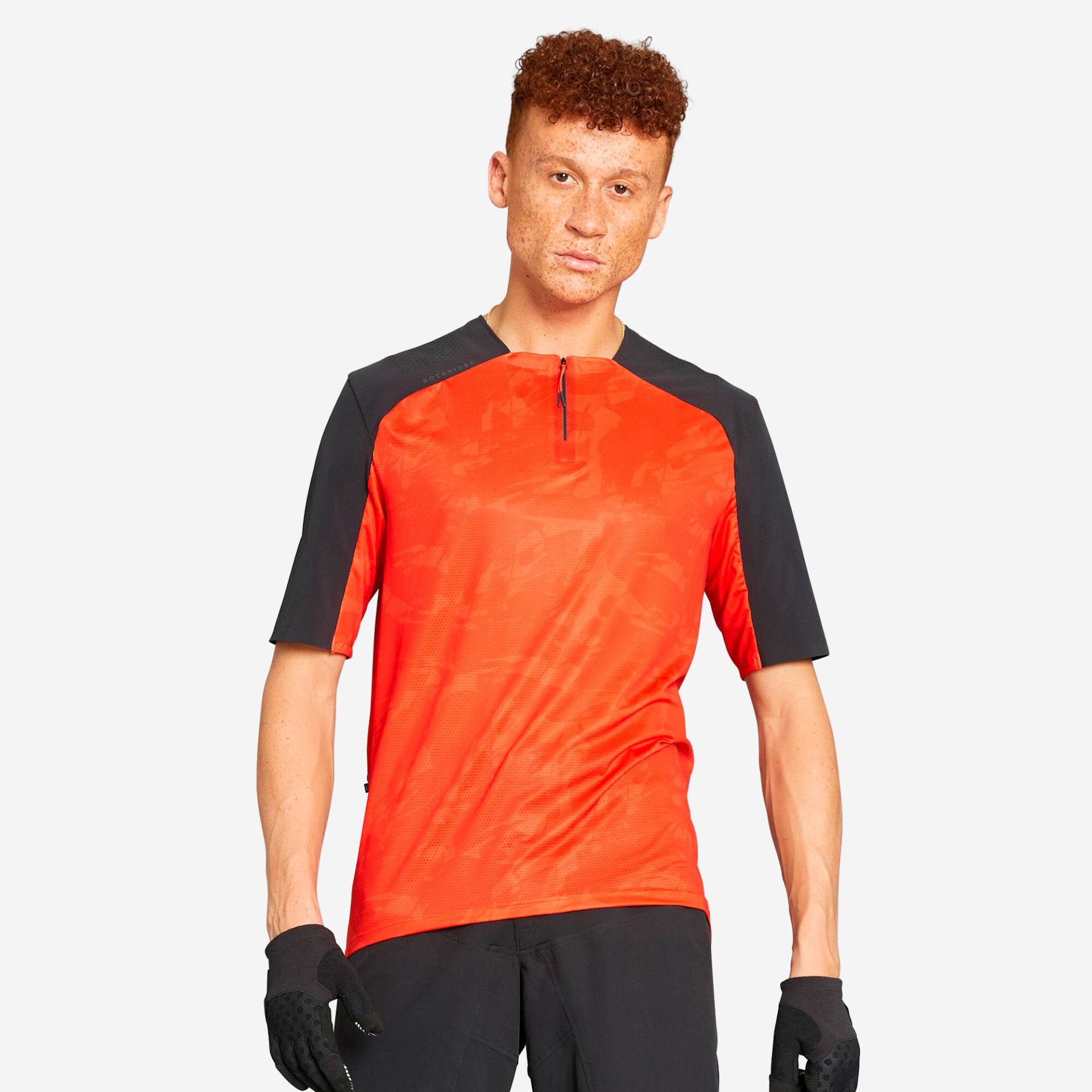 Radtrikot MTB kurzarm EXPL 500 Herren rot Radtrikot MTB kurzarm EXPL 500 Herren rot von ROCKRIDER