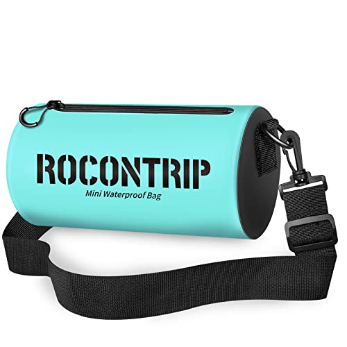 ROCONTRIP Wasserdichte Umhängetasche, IPX8, Trockentasche mit luftdichtem Reißverschluss, leicht, tragbar, Schwimmtasche für Schwimmen, Kajakfahren, Camping, Bootfahren, Rafting, Angeln, Reisen, von ROCONTRIP