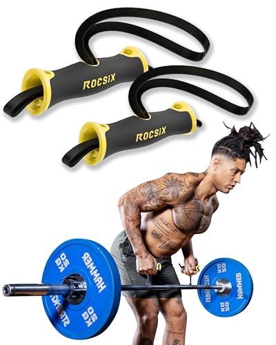 ROCSIX - (1Paar Hochleistungs Trainingsgriff für Latzug, Kabelzug und Klimmzug – Ergonomisches Gym Zubehör mit Dynamischer Grifftechnologie – Designed in Germany, Fitness und Bodybuilding Workouts ROCSIX - (1Paar Hochleistungs Trainingsgriff für Latzug, Kabelzug und Klimmzug – Ergonomisches Gym Zubehör mit Dynamischer Grifftechnologie – Designed in Germany, Fitness und Bodybuilding Workouts von ROCSIX