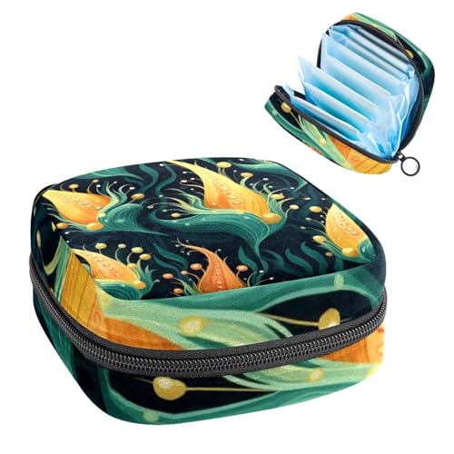 Sea Slug-898 Damenbinden-Entsorgungsbeutel, große Kapazität, Reißverschluss, Menstruationspad-Tasche von RODAILYCAY