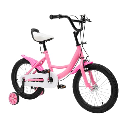 ROGONPDK 16 Zoll Kinderfahrrad Kinderfahrrad mit Stützräder Outdoor Sportlich Kinderfahrräder Sicher Bike Rosa HöHenverstellbar Jungen Mädchen Fahrrad ROGONPDK 16 Zoll Kinderfahrrad Kinderfahrrad mit Stützräder Outdoor Sportlich Kinderfahrräder Sicher Bike Rosa HöHenverstellbar Jungen Mädchen Fahrrad von ROGONPDK