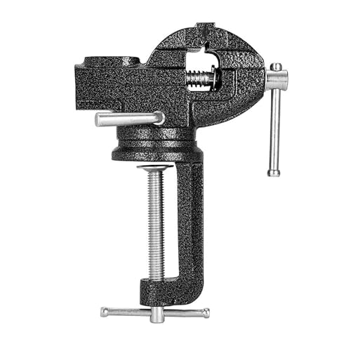 ROJDFCNBW Starkes Bankzangen, Bankspanner, 70-mm-Schraubstock aus Aluminiumlegierung, multifunktionaler Tischschraubstock, tragbarer Tischschraubstock for die Holzbearbeitung von ROJDFCNBW