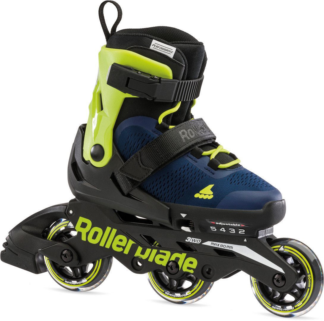 ROLLERBLADE Inlineskates ROLLERBLADE MICROBLADE 3WD Inline Skate blue royal/lime ROLLERBLADE Inlineskates ROLLERBLADE MICROBLADE 3WD Inline Skate blue royal/lime von ROLLERBLADE