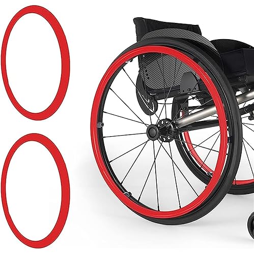 ROLTIN Rollstuhl-Schubradabdeckung, 1 Paar Silikon-Rollstuhl-Schubradabdeckungen, Hinterradgriffabdeckung, Rollstuhlzubehör,002,22in von ROLTIN