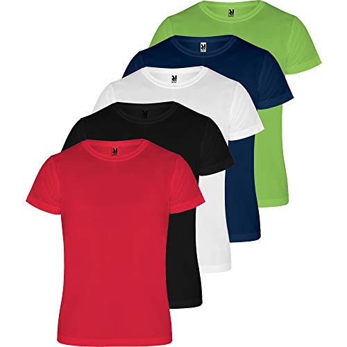 ROLY Herren T-Shirt (5 Stück) Sport | Funktionales T-Shirt für Fitness oder Lauftraining | Atmungsaktiv, Herren, Kombination 4, L von ROLY