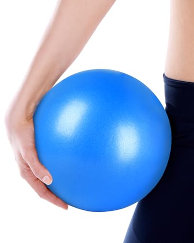 ROLYTA Pilatesball, 22,9 cm kleiner Gymnastikball, Mini-Yoga-Ball für Pilates, Kerntraining, Stabilität, Physiotherapie, Workout zu Hause Fitnessstudio & Büro von ROLYTA