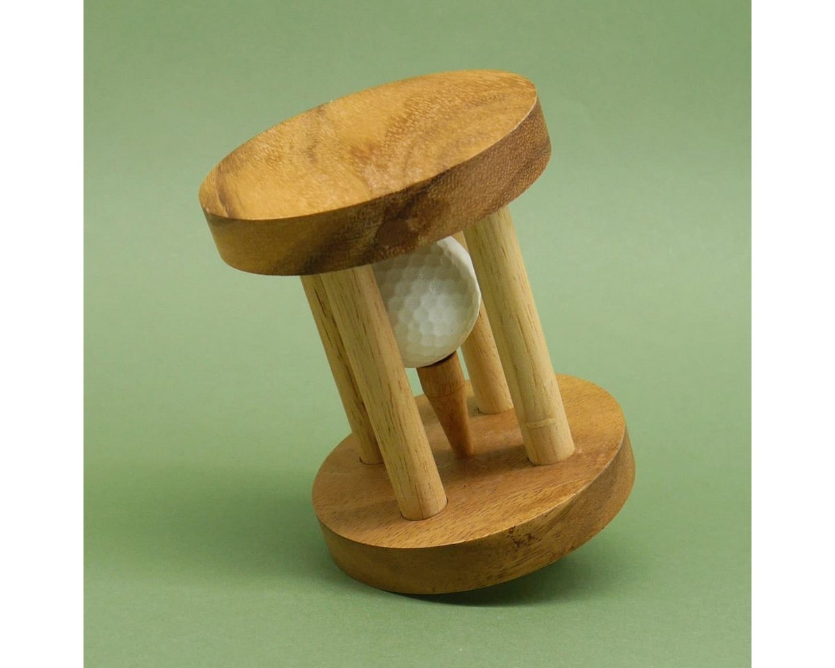 ROMBOL Denkspiele Spiel Golfball im Knast, ein lustiges Geschenk nicht nur für Golf-Fans, Geschicklichkeitsspiel, Holzspiel ROMBOL Denkspiele Spiel Golfball im Knast, ein lustiges Geschenk nicht nur für Golf-Fans, Geschicklichkeitsspiel, Holzspiel von ROMBOL Denkspiele