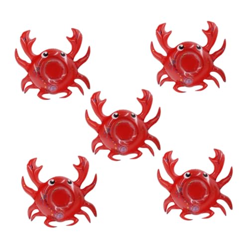 ROMISBABA 5 Stück Aufblasbare Krabben Getränkehalter aus Robustem Schwimmender Becherhalter für Pool und Strand Wiederverwendbar Modisch Geformt als Dekorativer Trinkhalter ROMISBABA 5 Stück Aufblasbare Krabben Getränkehalter aus Robustem Schwimmender Becherhalter für Pool und Strand Wiederverwendbar Modisch Geformt als Dekorativer Trinkhalter von ROMISBABA