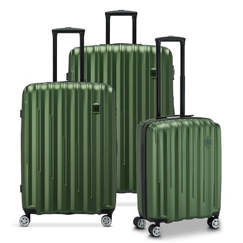 RONCATO SKILINE BASIC mittelgroßer Trolley 70 cm, mit TSA-Verschlusssystem, militär-grün, Set 3 trolley von RONCATO