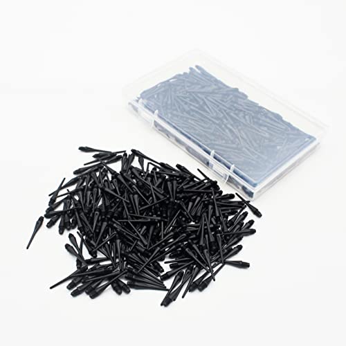 ROOBEEO 2BA Gewinde Kunststoffspitze Dartspitzen 500 Stück Soft Dart Tips Ersatz Kunststoff Dart Tips mit Etui Dart Zubehör Schwarz ROOBEEO 2BA Gewinde Kunststoffspitze Dartspitzen 500 Stück Soft Dart Tips Ersatz Kunststoff Dart Tips mit Etui Dart Zubehör Schwarz von ROOBEEO
