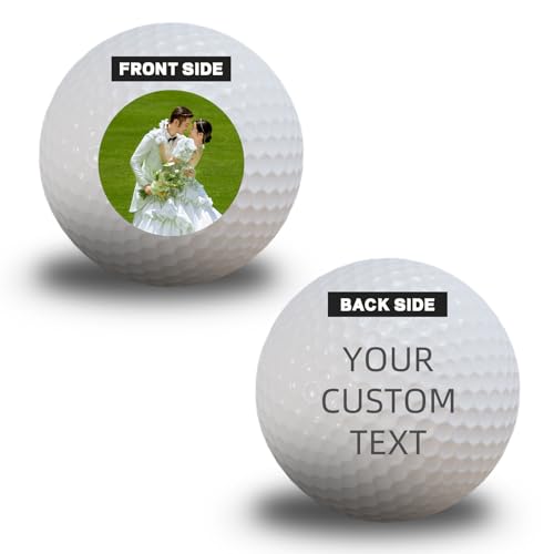 Personalisierte, doppelseitige Golfbälle mit Ihrem Namen, Logo oder Text für einzigartige Geschenke und unvergessliche Events für Golfliebhaber, Turniere und besondere Anlässe Personalisierte, doppelseitige Golfbälle mit Ihrem Namen, Logo oder Text für einzigartige Geschenke und unvergessliche Events für Golfliebhaber, Turniere und besondere Anlässe von ROSEEKA