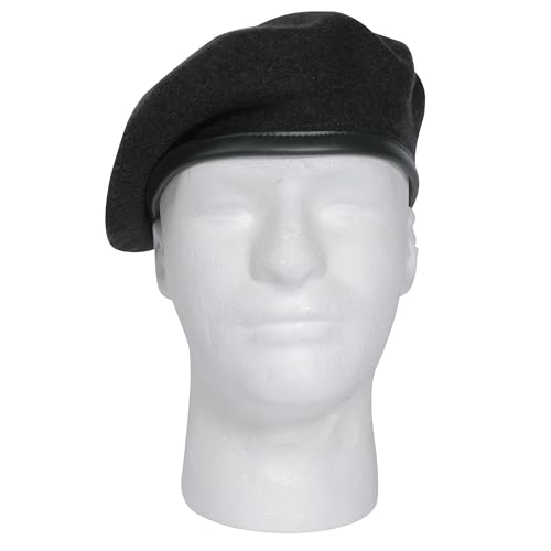 ROTHCO Baskenmütze aus Wolle Gr. L, Schwarz ROTHCO Baskenmütze aus Wolle Gr. L, Schwarz von ROTHCO
