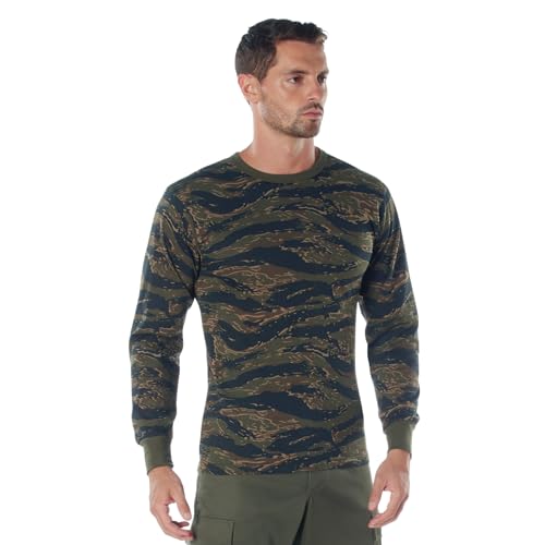 ROTHCO Herren Camouflage-T-Shirt, langärmlig, Tigerstreifen, Größe XXL ROTHCO Herren Camouflage-T-Shirt, langärmlig, Tigerstreifen, Größe XXL von ROTHCO