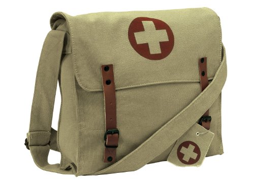 ROTHCO Vintage Canvas Medic Bag - Khaki ROTHCO Vintage Canvas Medic Bag - Khaki von ROTHCO